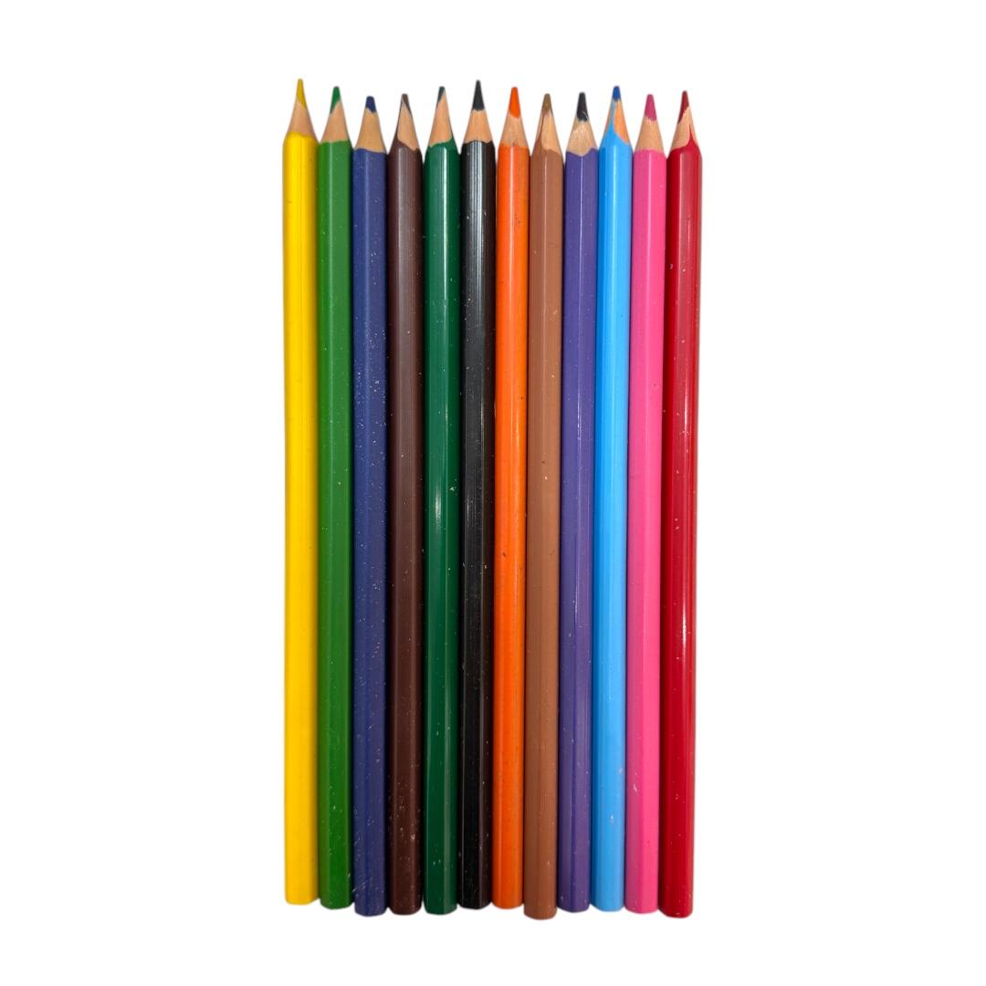 TRİX UZUN KURU BOYA 12 RENK 12'Lİ PAKET